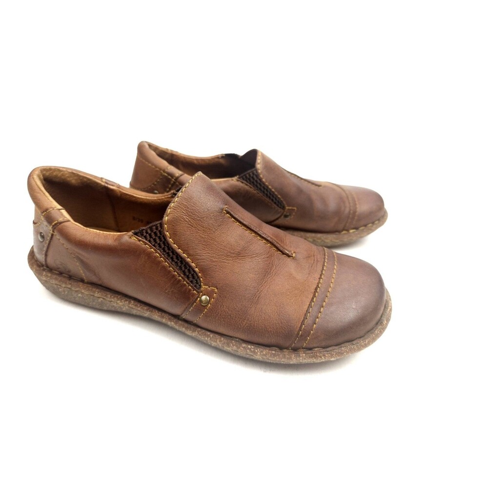 Born Nampa Slip On Loafers Shoes Womens Size 8 Brown nubuck  Casual - Picture 5 of 11